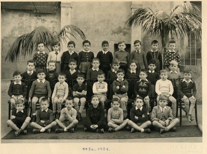 1950 - Classe de 10 ème année 1950_1951 - Notre dame d'afrique
