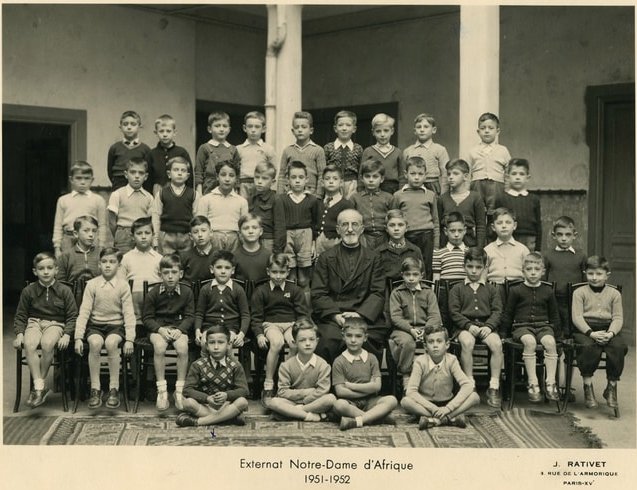 1951 - Classe de 9 ème -CE2 année 1951_1952 - Notre dame d'afrique