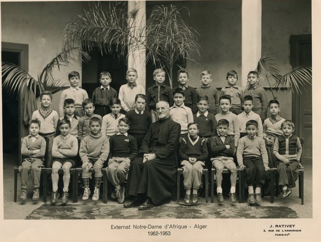 1952 - Classe de 8 ème CM1 Année 1952-1953 - Notre dame d'afrique