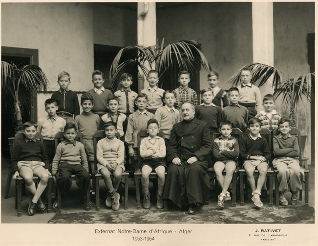 1953 - Classe de 7 ème - CM2 Année 1953-1954 - Notre dame d'afrique