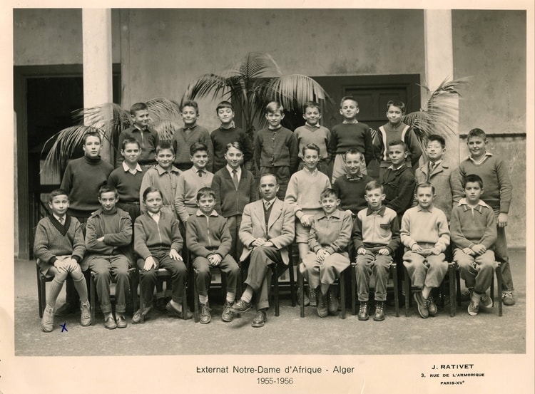 1955 - Classe de 5 ème Année 1955-1956 - Notre dame d'afrique