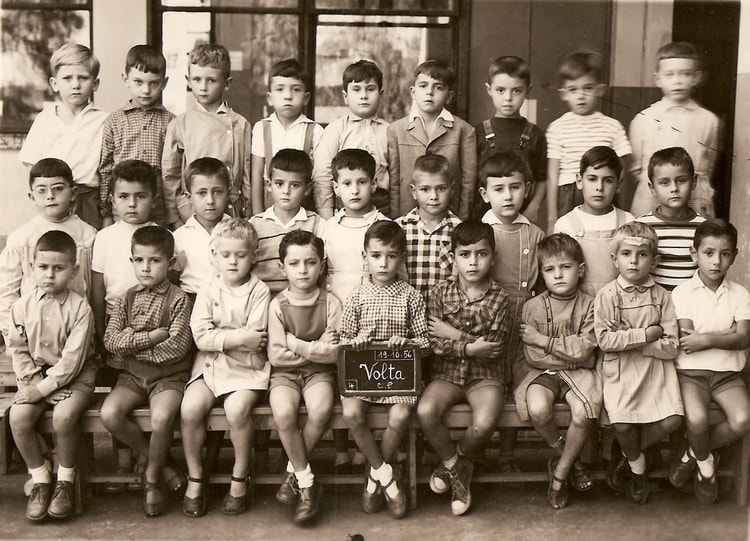 1956 - CP - école volta
