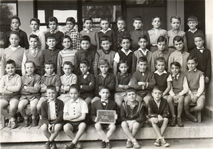 1957 - Ecole Volta 57-58 CM1 - école volta