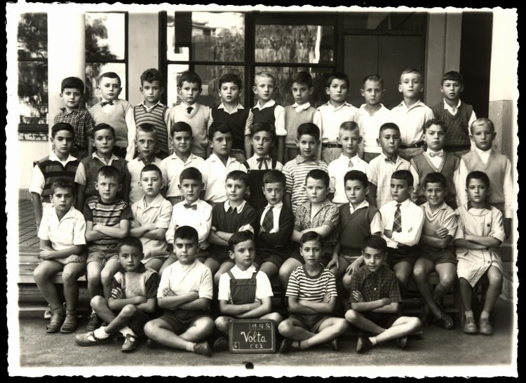 1957 - CE2 1956-57 - école volta