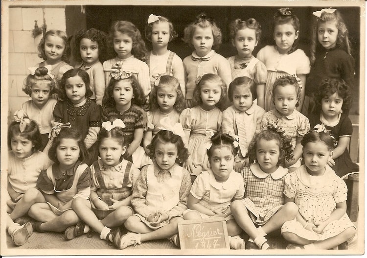 1947 - Cp - Ecole primaire de la rue négrier