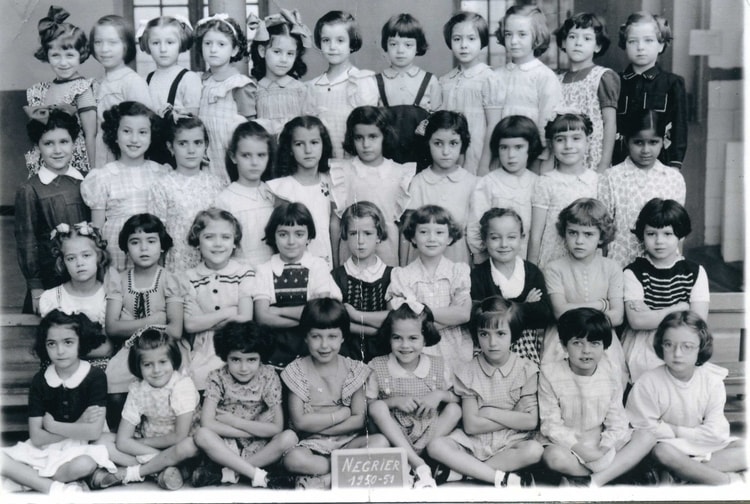 1950 - CE 1 1950/1951 - Ecole primaire de la rue négrier
