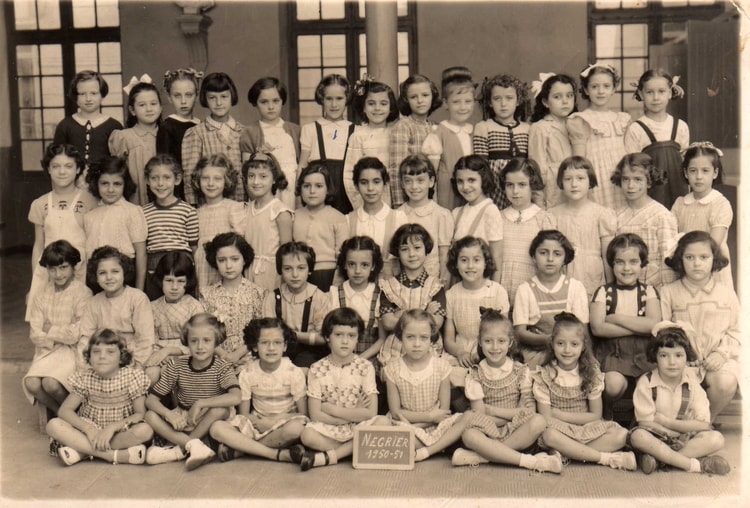 1950 - ECOLE RUE NEGRIER ALGER 50-51 - Ecole primaire de la rue négrier