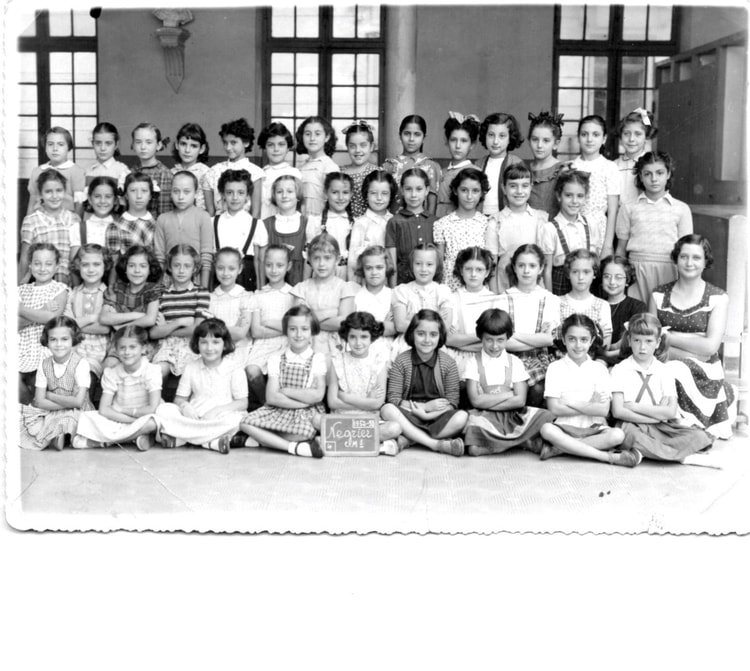 1952 - CM 1 - Ecole primaire de la rue négrier