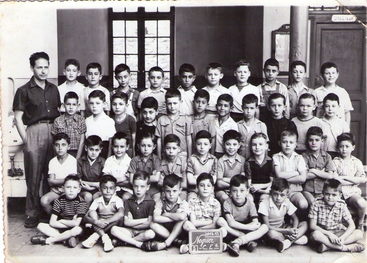 1952 - Ce2 negrier - Ecole primaire de la rue négrier