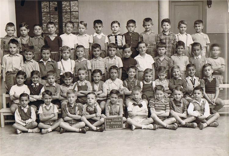 1953 - CE1 - Ecole primaire de la rue négrier