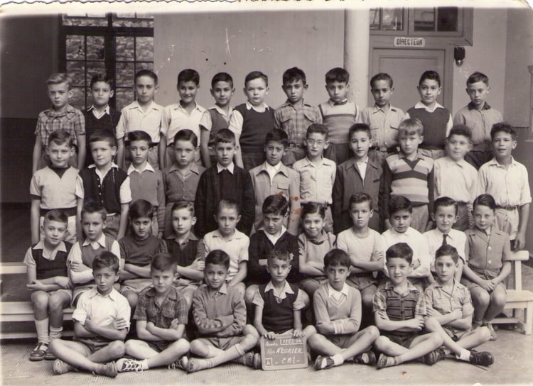 1953 - Cm1 negrier - Ecole primaire de la rue négrier