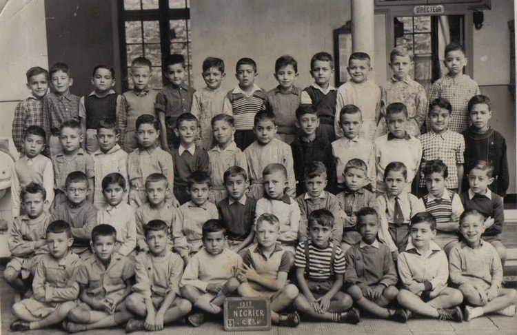 1955 - Ecole rue Négrier (Alger) - Ecole primaire de la rue négrier