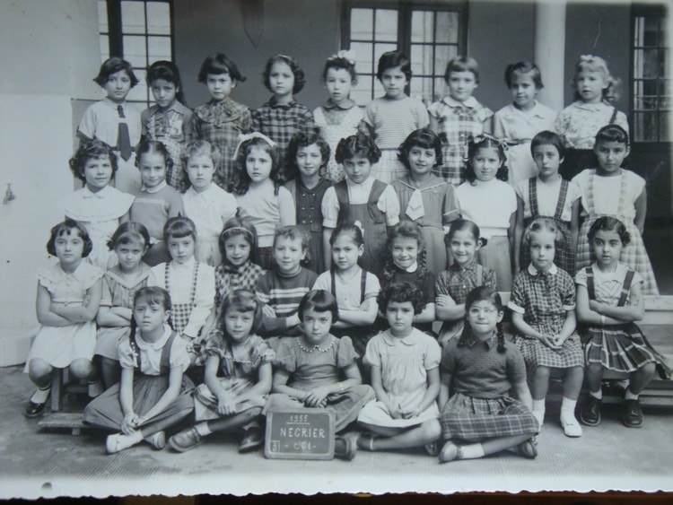 1955 - C.E1 - Ecole primaire de la rue négrier