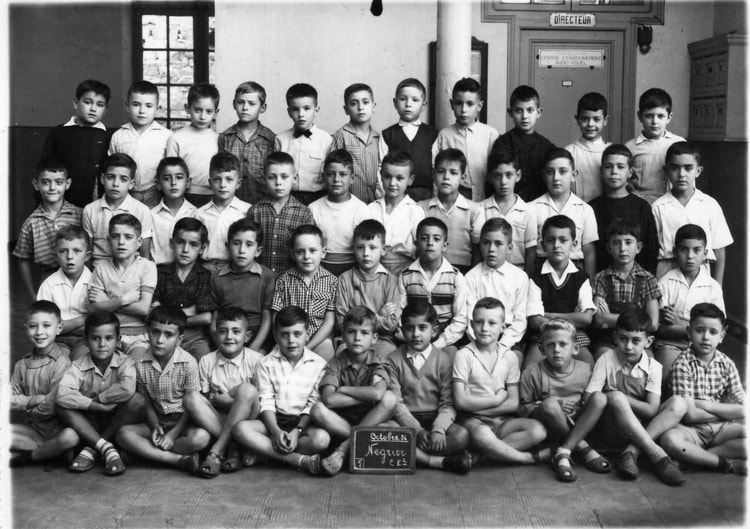 1956 - CE2 - Ecole primaire de la rue négrier