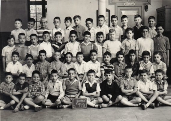1956 - CM2 - Ecole primaire de la rue négrier