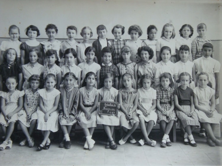1956 - C.E2 - Ecole primaire de la rue négrier