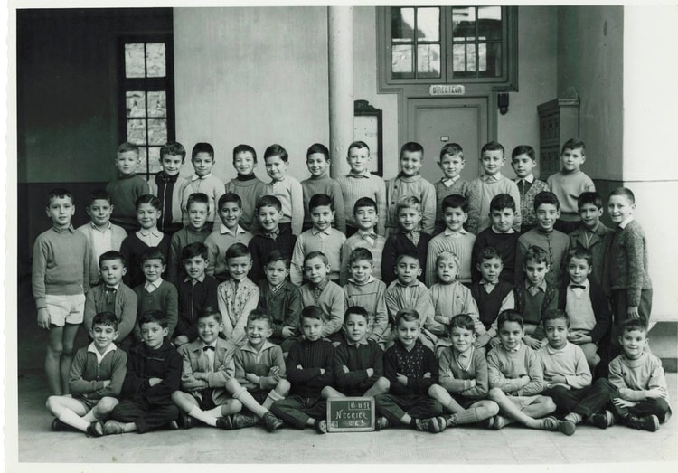 1957 - CE2 - Ecole primaire de la rue négrier