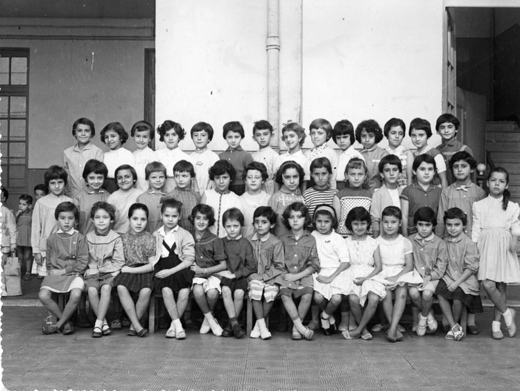 1957 - COURS ELEMENTAIRE 1 - Ecole primaire de la rue négrier