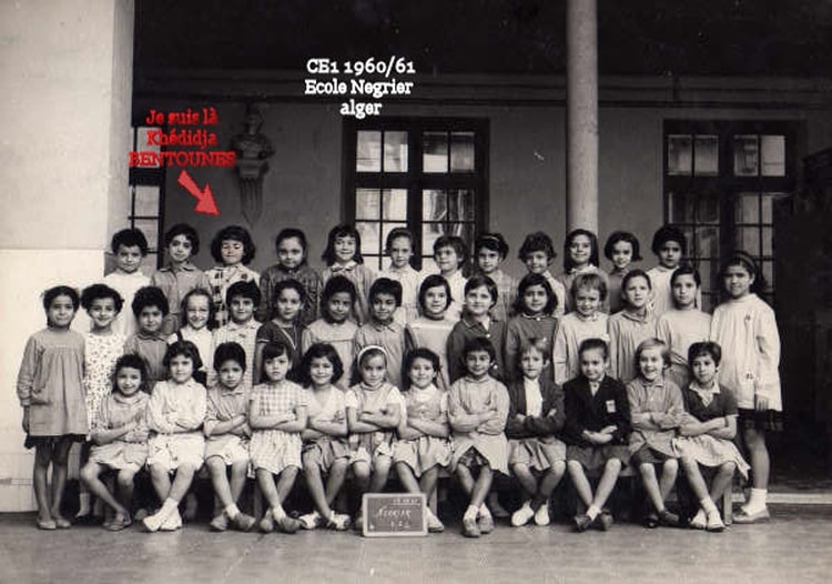 1960 - CE1 - Ecole primaire de la rue négrier