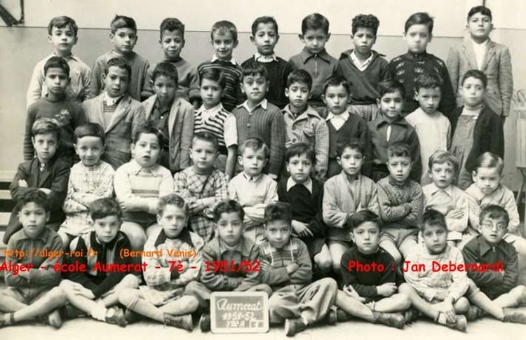 1951 - Classe de 7ème - Ecole aumerat