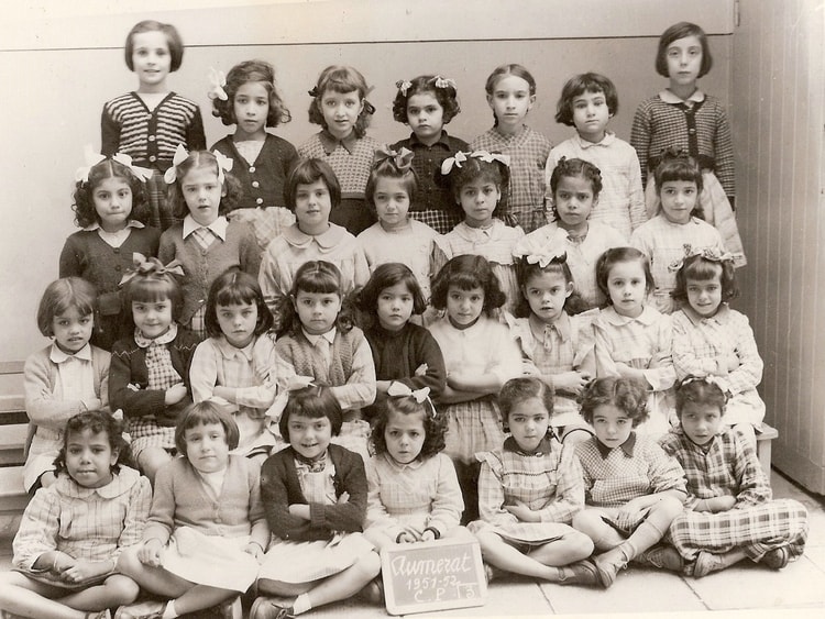 1951 - CP - Ecole aumerat