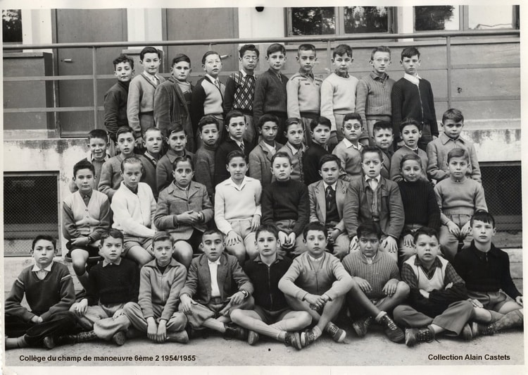 1954 - 6 ième 2 - College du champs de manoeuvre