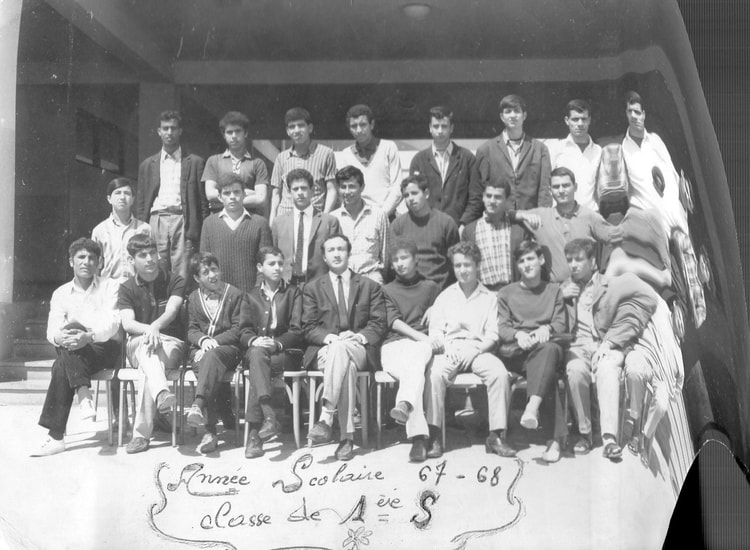 1968 - Classe de 1ère S - Lycée abane ramdane