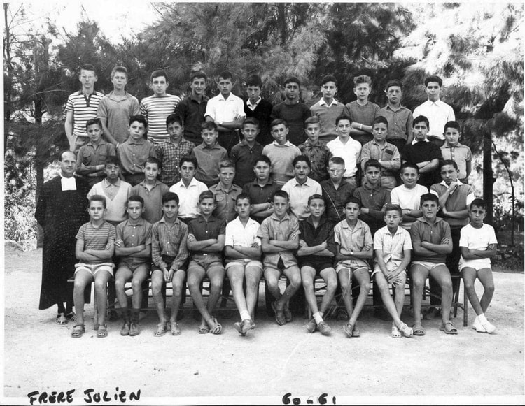 1961 - Classe de 5ème - Saint-joseph