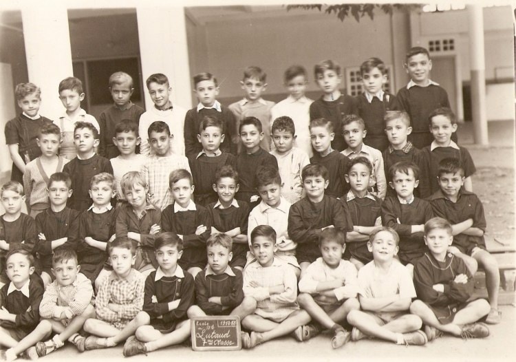 1952 - Classe de 7eme - Ecole lutaud