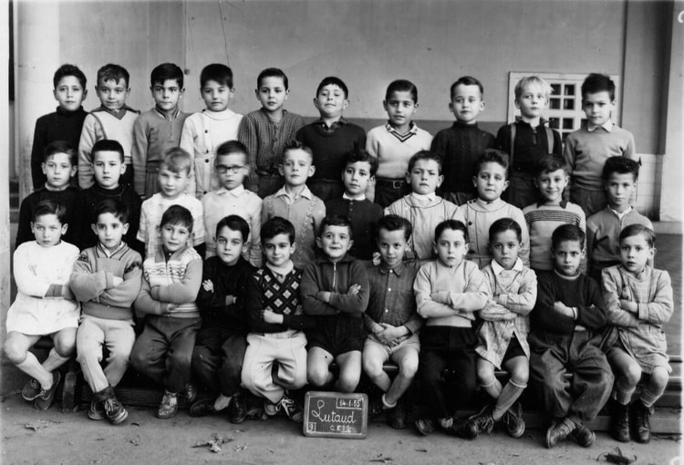 1955 - Cours élémentaire 1 - Ecole lutaud