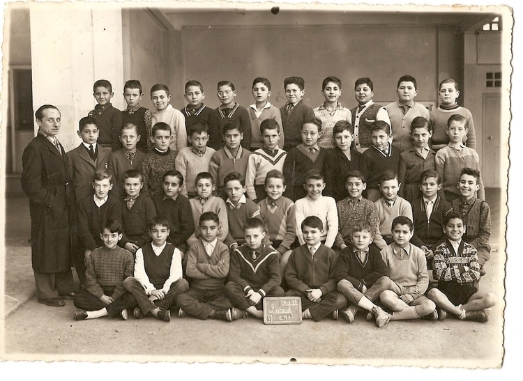 1957 - CM2  Classe Mr BATISSE - Ecole lutaud
