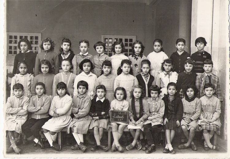 1957 - Cour moyen - Ecole lutaud