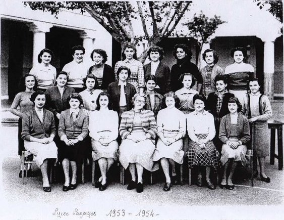 1953 - Lycée Lazerges 1953/1954 - Ecole lazerges