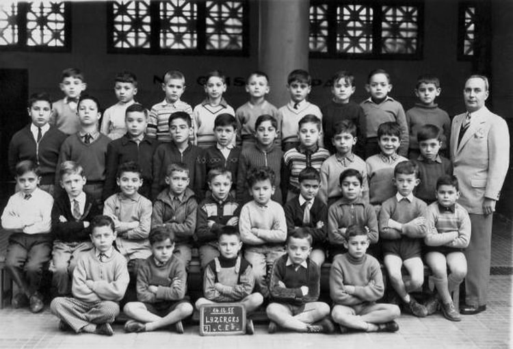 1955 - CE2 - Ecole lazerges