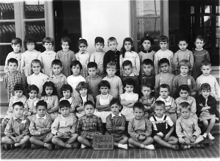 1957 - 2ème année de maternelle - Ecole lazerges