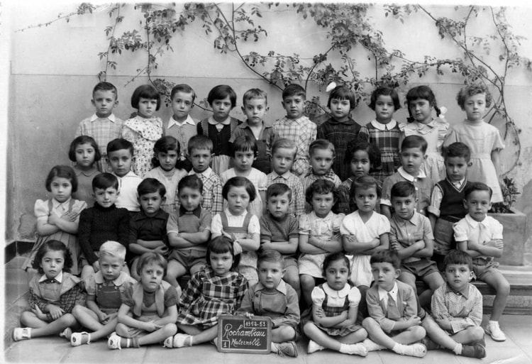 1953 - Grande section Maternelle Rochambeau - Ecole rochambeau