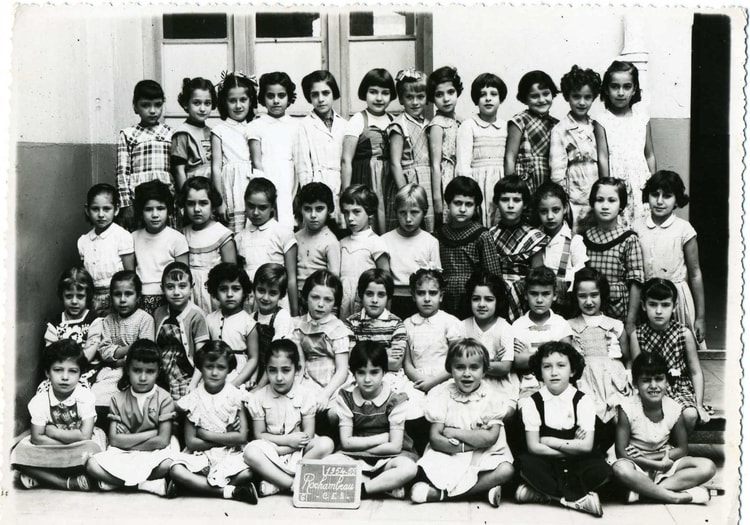 1955 - CE1 - Ecole de filles Rochambeau - Alger - Ecole rochambeau