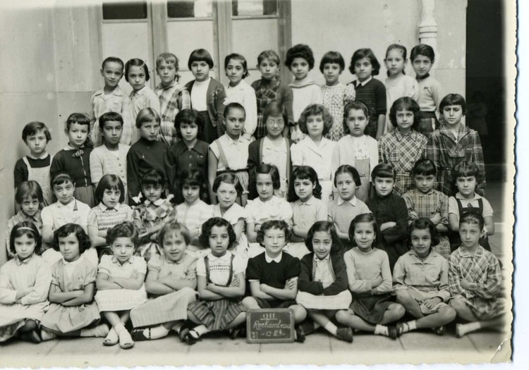 1956 - CE2 - Ecole de filles Rochambeau - Alger - Ecole rochambeau