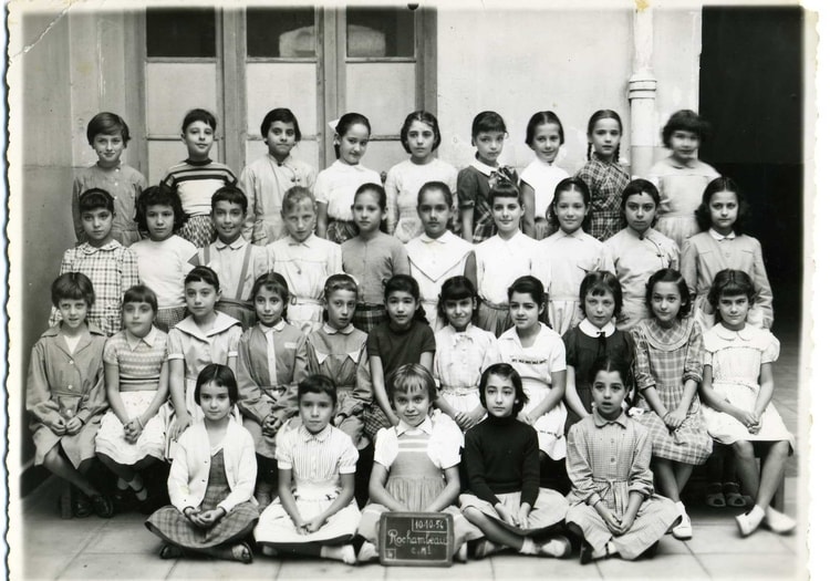 1957 - CM1 - Ecole de filles Rochambeau Alger - Ecole rochambeau