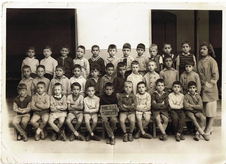1958 - CE1 Garçon Rochambeau 10/10/1958 - Ecole rochambeau