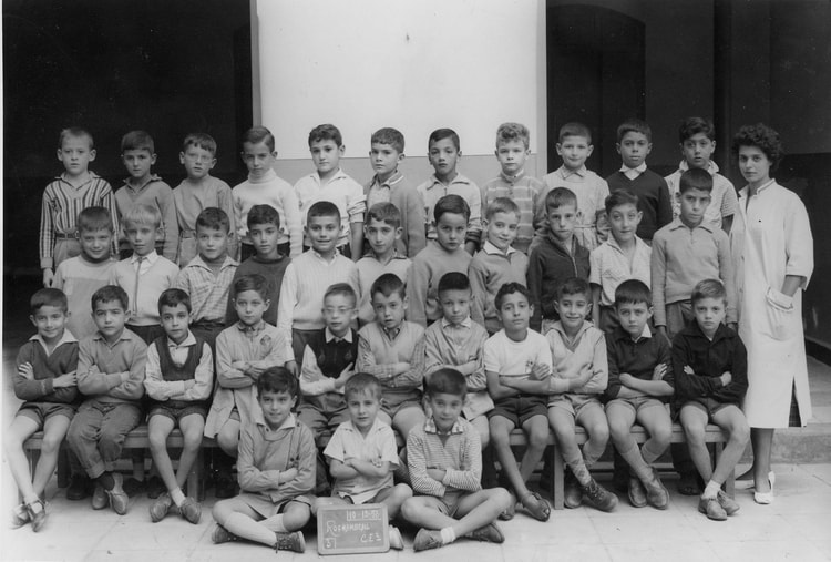 1958 - CM1 - 1958 - 1959 - Ecole rochambeau