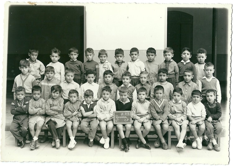 1959 - Cours preparatoire - Ecole rochambeau