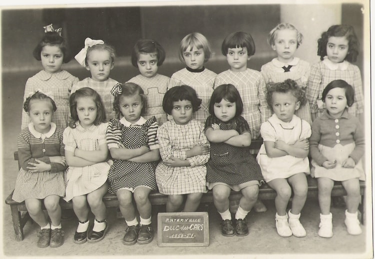 1950 - Maternelle fille 1950/1951 - école duc des cars