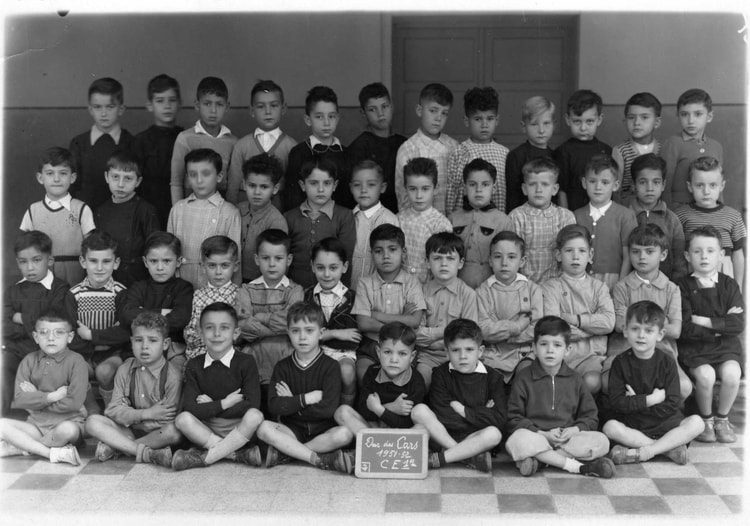 1951 - Cours élémentaire 1ère année - école duc des cars