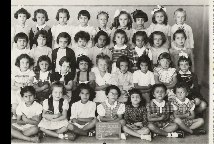 1952 - CP FILLE 1952/1953 - école duc des cars