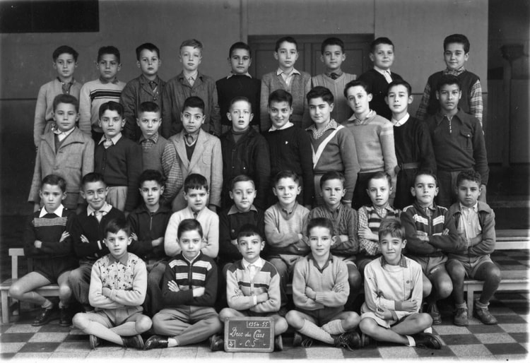 1954 - Cours moyen 2ème année et cours supérieur - école duc des cars
