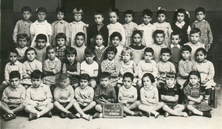 1956 - Enfantines - école duc des cars