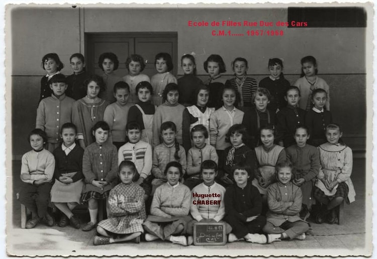 1957 - Cm1 - école duc des cars
