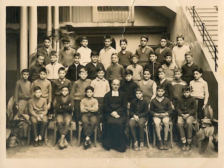 1960 - Classe de 6eme - Ecole lavigerie,