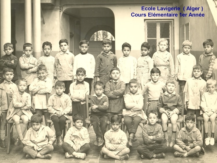 1961 - Cours Elémentaire 1er Année 1961/1962 - Ecole lavigerie,